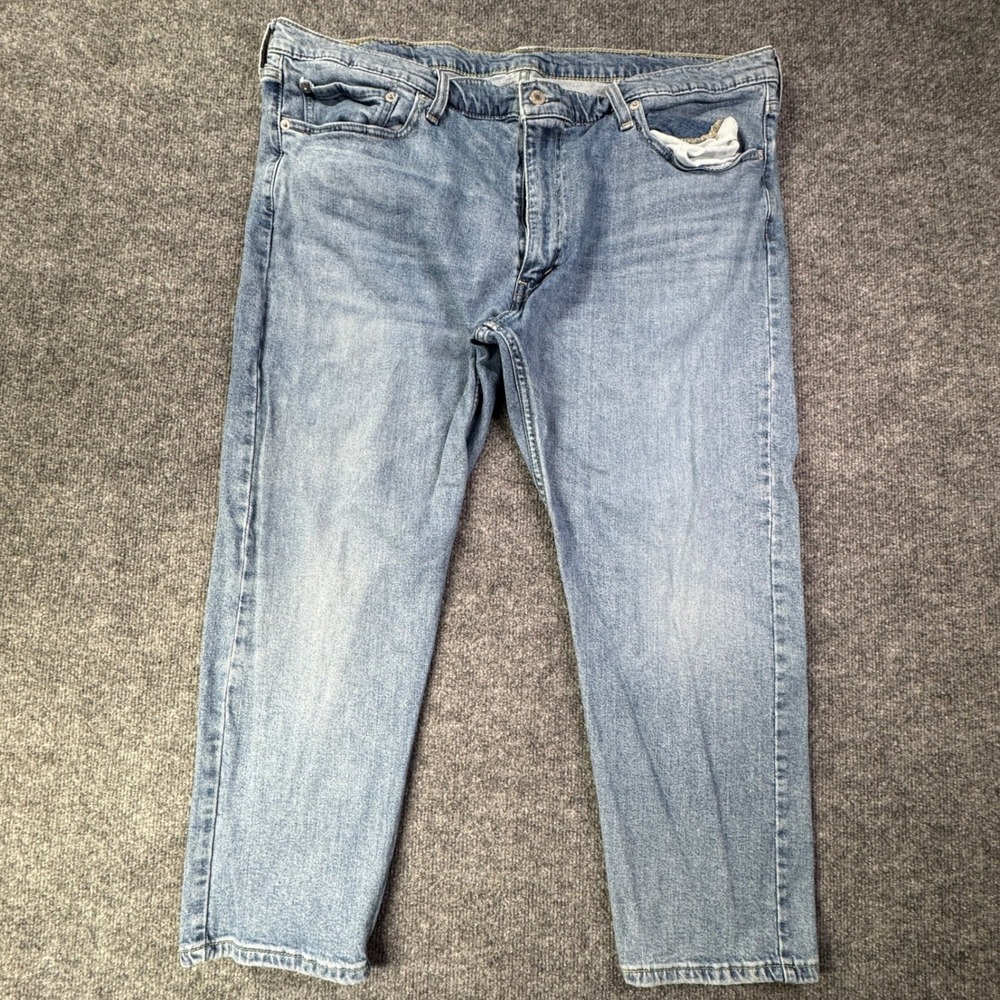 Levis 502 Jeans Mens 42x26 Blue Regular Taper Fit Denim